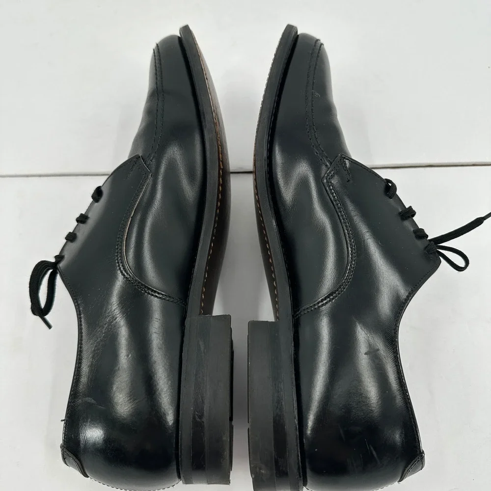 Goodyear Mens‎ Black Leather Oxford Dress Shoes Lace Up Formal Work Size 8.5 E